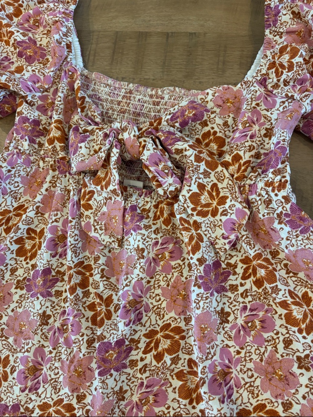 Altar’d State Dakota Floral Pink Midi Dress Medium Summer Brunch Baby Shower - Picture 5 of 5
